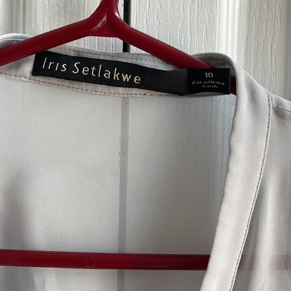 Iris Setlakwe Sheer Frill Blouse 10 - Picture 4 of 7